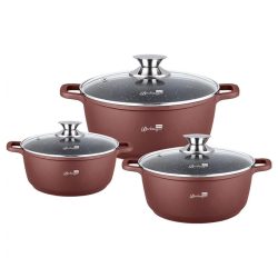   Bachmayer BM-7869 – 6-dielna súprava hrncov s granitovým povrchom