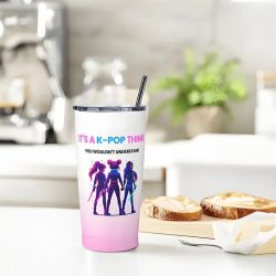   K-Pop tematiká nerezová termoizolačná termofľaša 0,5 l BR6350200-05