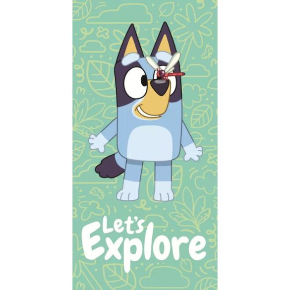 Plážová osuška a kúpeľňová osuška Bluey „Let's Explore“ BRM022959