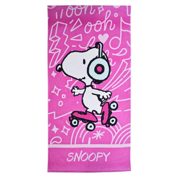 Kúpeľňová osuška Snoopy Skate, plážová osuška 70x140 cm BRM237131