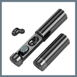   Bezdrôtová Bluetooth náhlavná súprava valcového tvaru BT10