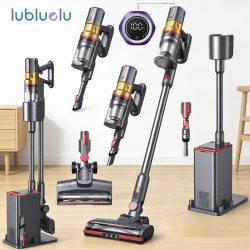   Lubluelu akumulátorový LED vysávač s úložným priestorom BT13009481