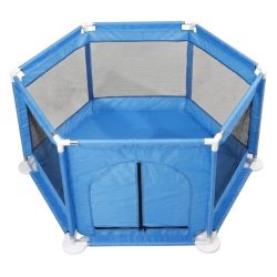   6-uholníkový detský ohrádka so sieťovanými bočnými stenami BW-002