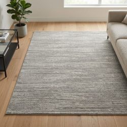 Moderný koberec Tweety  bielo-sivý C3733A