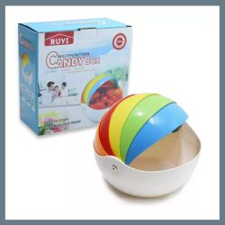   Kuchynská nádoba na snacky s odklápacím vekom – na sladkosti, semená, snacky