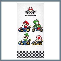   Super Mario Grand Prix osuška, plážová osuška 70×140 cm CBX231002MK
