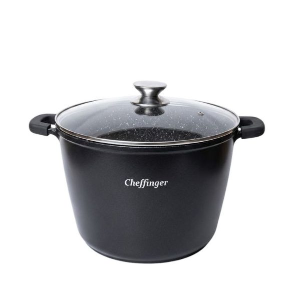 Cheffinger Home Hlboký hrniec s mramorovým povrchom – 32 cm CF-DP32