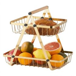   Dvojposchodový stojan na ovocie a zeleninu Cheffinger CF-DR06