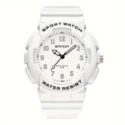 Módne dámske športové hodinky biele CF68603-F