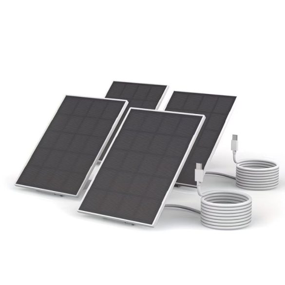 Sada solárnych nabíjačiek USB-C s výkonom 6 W (4 ks) – Nepretržité napájanie pre vaše inteligentné zariadenia CG829929