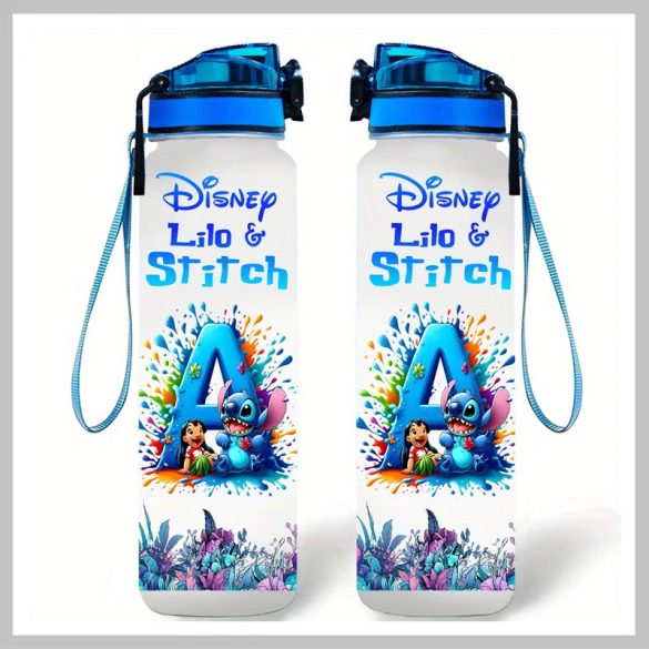Fľaša na vodu Disney LILO & STITCH s personalizovateľnými iniciálmi, 1000 ml CH2066959