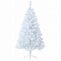   Veľký biely umelý vianočný stromček – 150 cm, hustá PVC konštrukcia CHO10