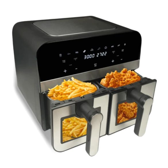 Comfy Nest digitálna teplovzdušná fritéza s dvoma košmi 2400 W CN-AFD45WS