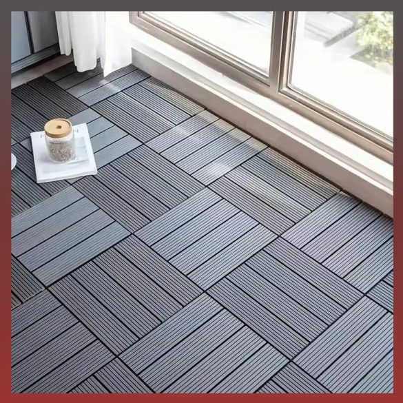 40-dielna plastová podlaha s hnedým vzorom dreva CP1820651