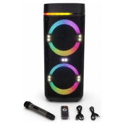   Prenosný Bluetooth reproduktor s dvoma 8-palcovými reproduktormi a mikrofónom CS-8818