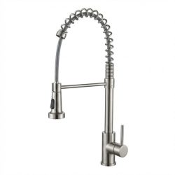   Zegor profesionálna flexibilná kuchynská batéria – brúsená oceľ CS102