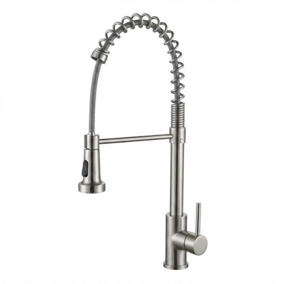 Zegor profesionálna flexibilná kuchynská batéria – brúsená oceľ CS102