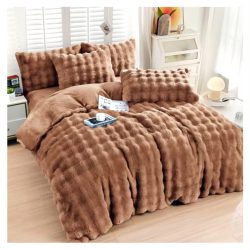   Cocolino Rabbit súprava posteľnej bielizne – hnedá – CS4M09