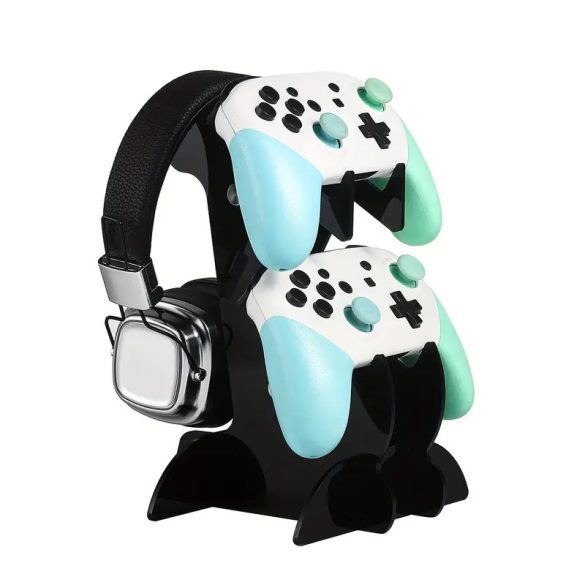 Stojan na ovládače a slúchadlá 23 x 15 cm čierny CV2898990-2f