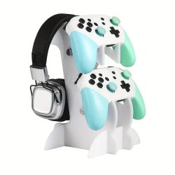   Stojan na ovládače a slúchadlá 23 x 15 cm biely CV2898990-2fh