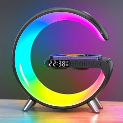   ClockWave RGB Inteligentná Lampa, Rýchle Nabíjanie, Bezdrôtová, So Reproduktormi