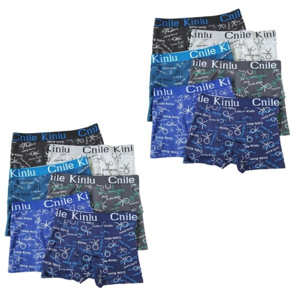 10+2 Pánske boxerky so vzorom M D5111-1