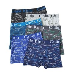 5+1 Pánske boxerky so vzorom XXL D5111-6