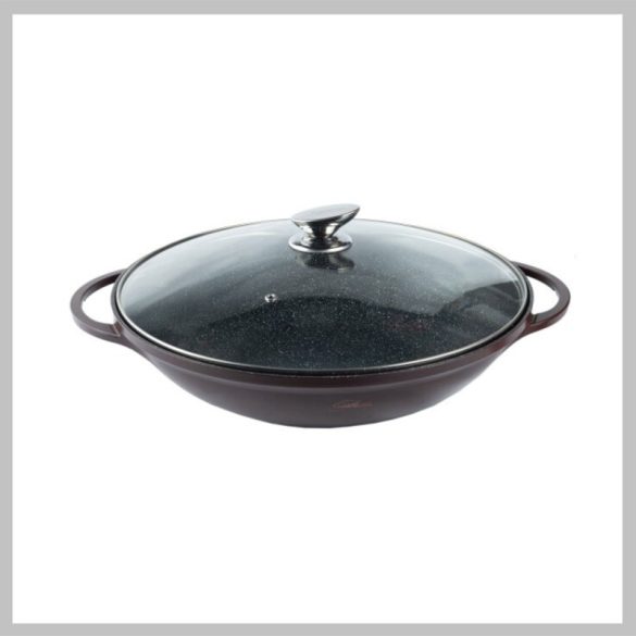 Premium Platinum panvica z kovaného hliníka 36 cm wok DAW36