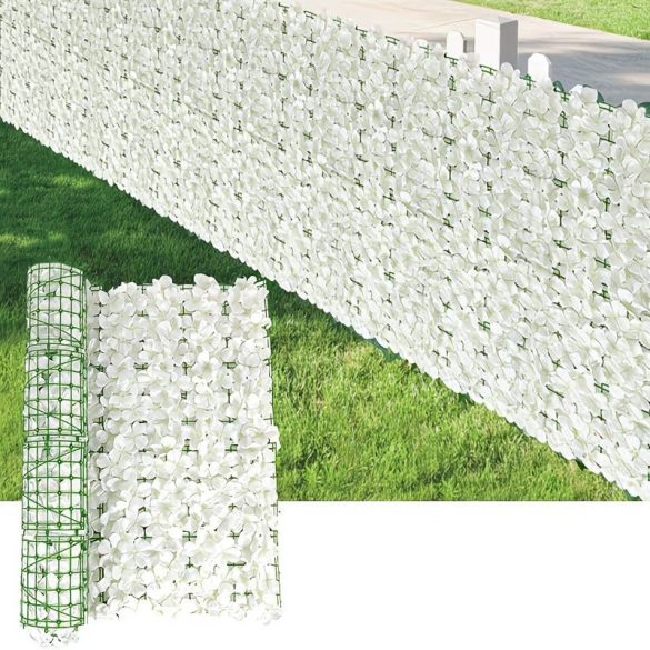 Prémiová clona s umelými kvetmi 300x50cm DB1111426-F