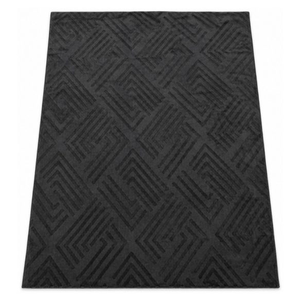 Čierny moderný vzorovaný koberec 200 x 290 cm DELUX-1