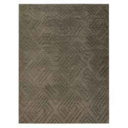 Šedohnedý koberec s moderným vzorom 200 x 290 cm DELUX-2