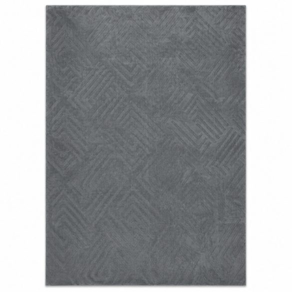 Moderný sivý geometrický koberec 160x230 cm DELUX-6-160X230