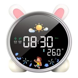 Lemnoi detský budík s USB nabíjaním DH1985392E