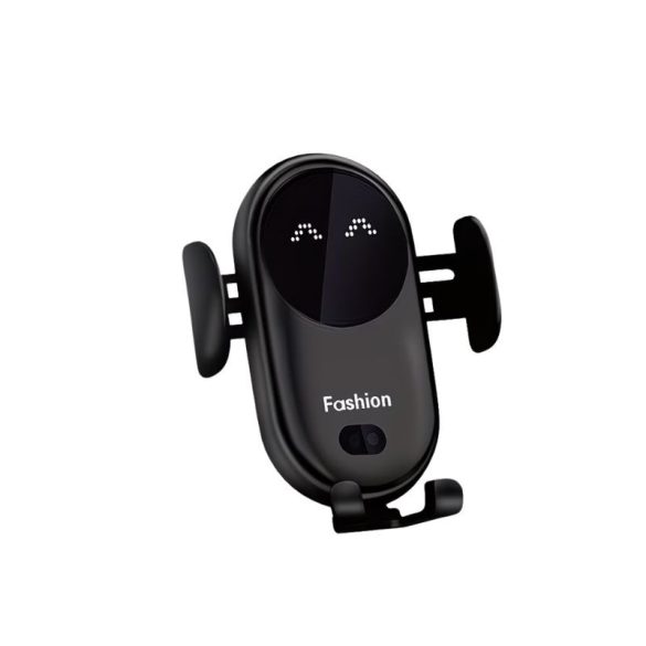 Bezdrôtová nabíjačka do auta a držiak na mobil (čierna) DJ195932-B