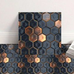   10-dielna sada PVC podlahových nálepiek – 30 × 30 cm DJ4058107