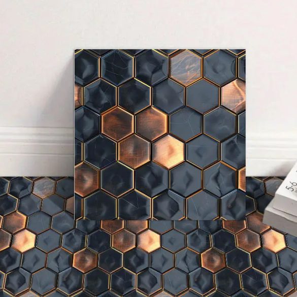 10-dielna sada PVC podlahových nálepiek – 30 × 30 cm DJ4058107