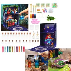   Kreatívna sada na výrobu dekoračných fliaš s čarovnými elixírmi 22 fliašok DK11410619