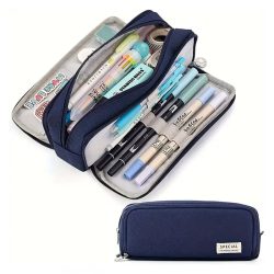   Módne viacvrstvové puzdro na ceruzky s dvojitým priestorom DK1514948