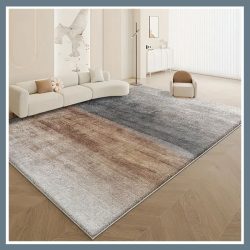  Mäkký vlnený koberec – Čierna & Hnedá, 160x200 cm DK907930-3