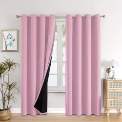   2-dielna sada 100 % zatemňovacích záclon s krúžkami DL1464958-R