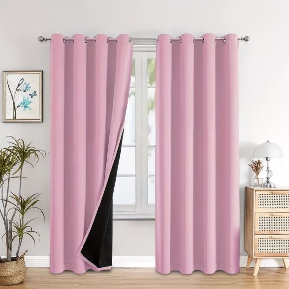 2-dielna sada 100 % zatemňovacích záclon s krúžkami DL1464958-R