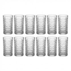 12-dielna sada pohárov s textúrou DM334-12-1