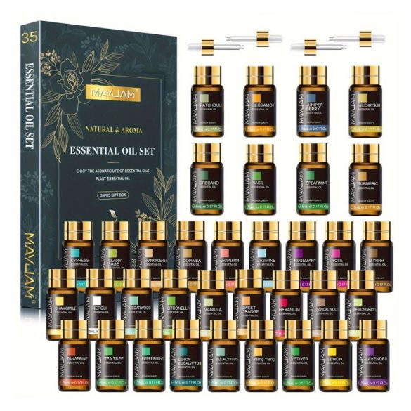 MAYJAM Prémiová Sada Esenciálnych Olejov – 35 ks (35 × 5 ml) DP1514245