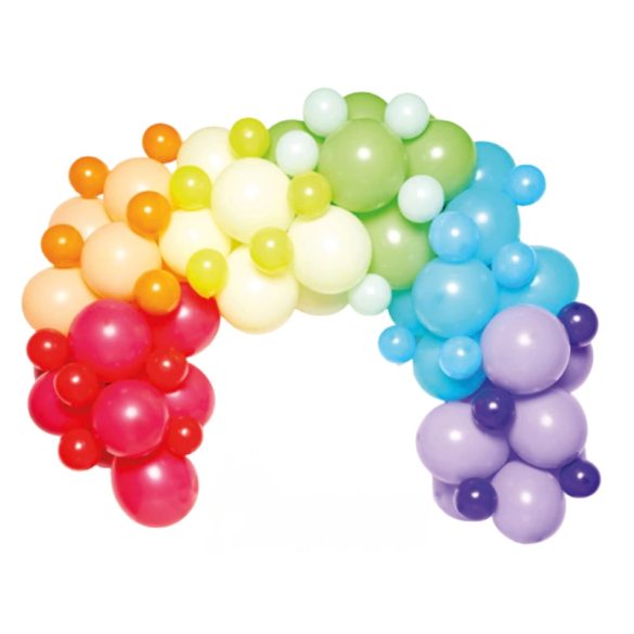Farebná balónová girlanda – sada 78 ks DPA9907432