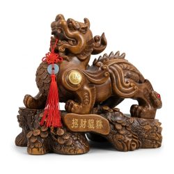 Dekoratívna čínska socha leva a draka DRG1