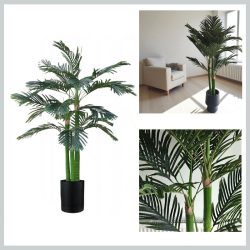  Umelá rastlina realistická palma v kvetináči 180 cm DRZ04