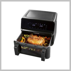   GOURMETMAXX Airfryer Vario dvojkomorová teplovzdušná fritéza 9 l DS14349-L