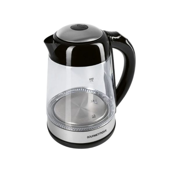 GOURMETMAXX Digitálna Sklenená Kanvica s Reguláciou Teploty (1,7L) DS16533