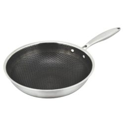   BRATMAXX Nerezová wok panvica s nepriľnavým povrchom 28 cm DS16541
