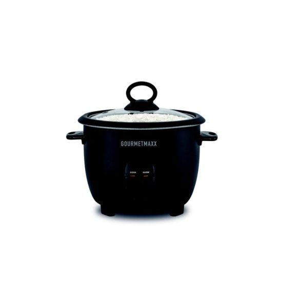 GOURMETmaxx Rýchlovarná kanvica a parník so skleneným vekom – 400 W, 1 liter DS19178